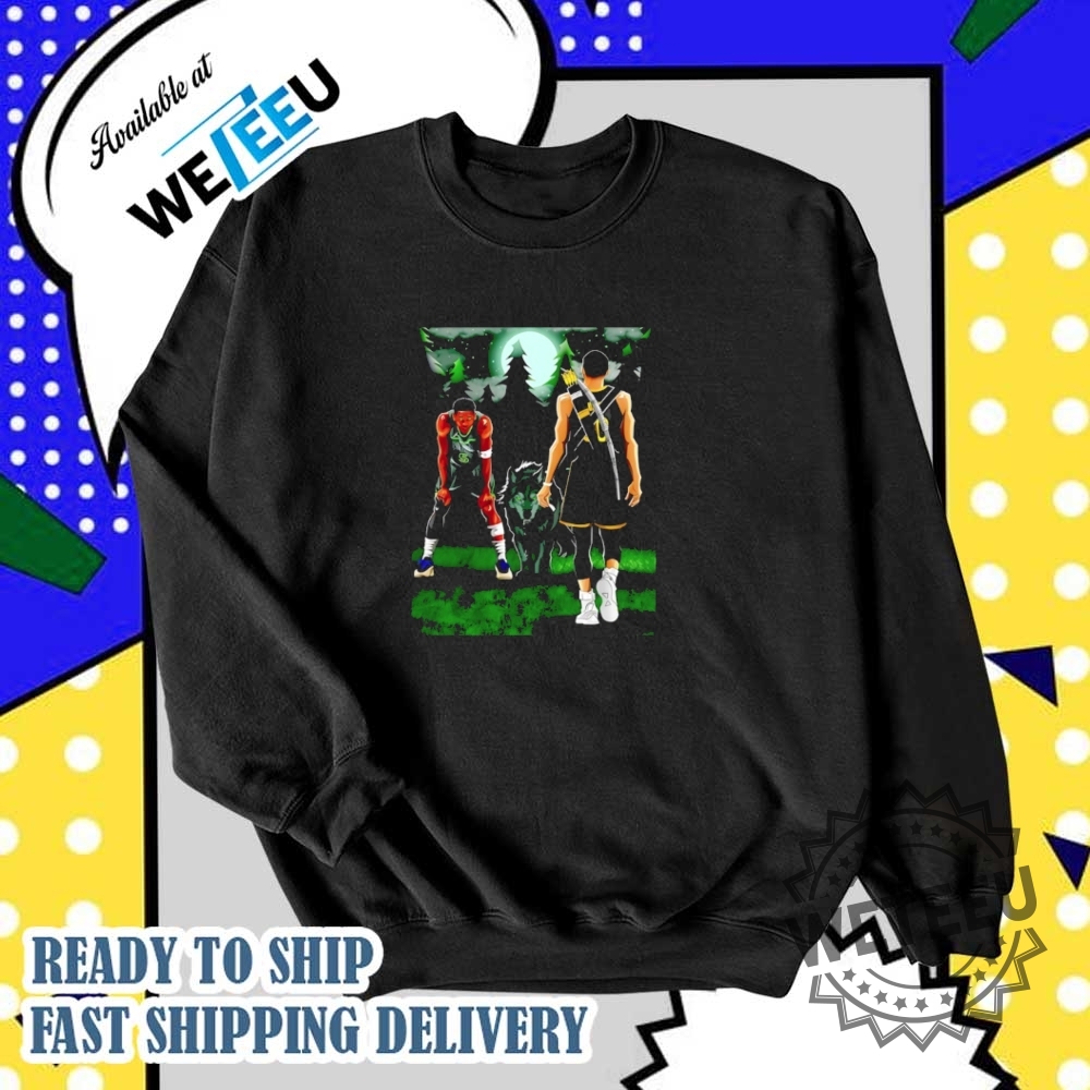 Stephen Curry X Anthony Edwards Wolves Art Shirt Nba Fan Graphic Tee 6 Stephen Curry x Anthony Edwards Wolves Art Shirt – NBA Fan Graphic Tee