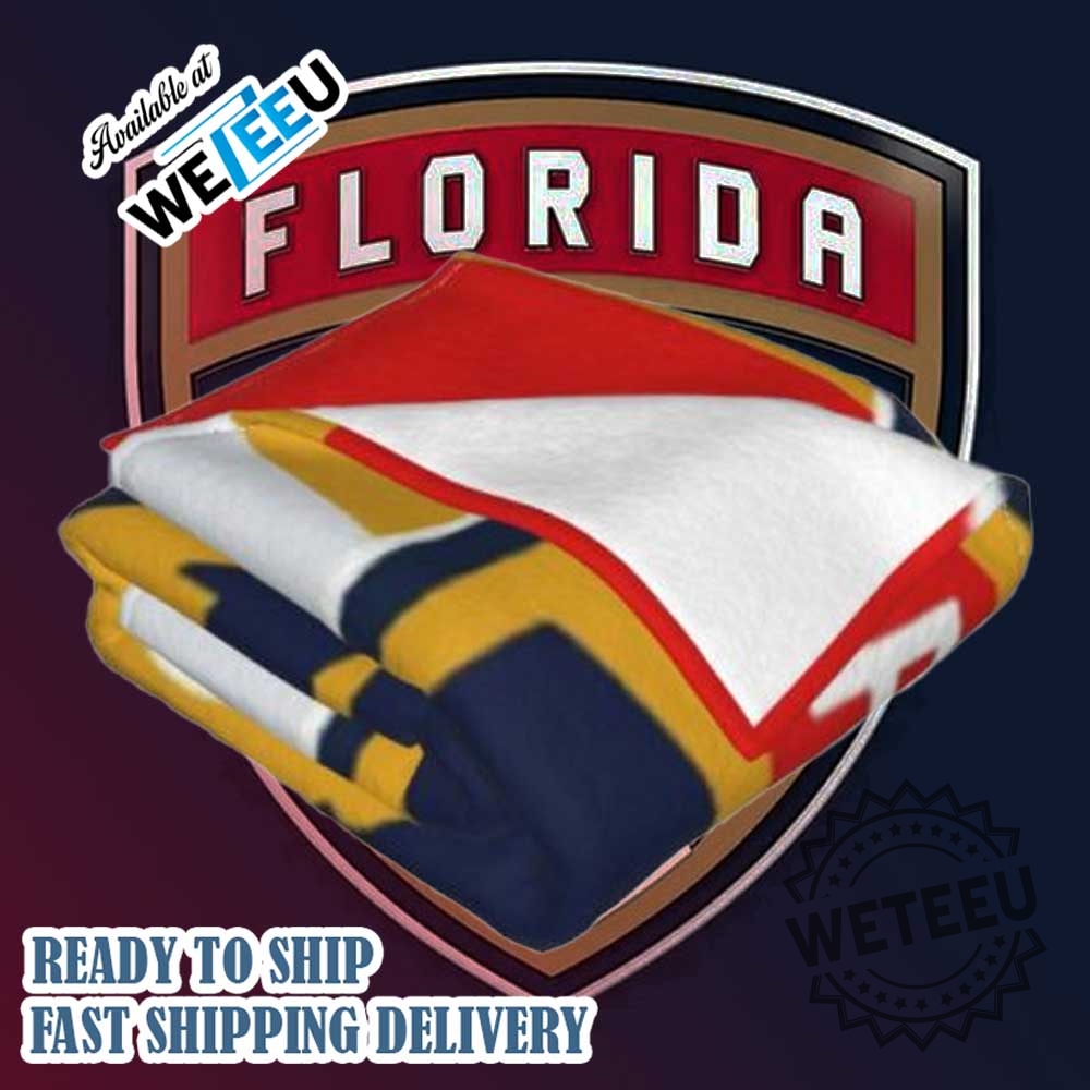 Nhl Florida Panthers Fleece Throw Blanket Quilt For Fans 5 NHL Florida Panthers Fleece Throw Blanket Quilt For Fans