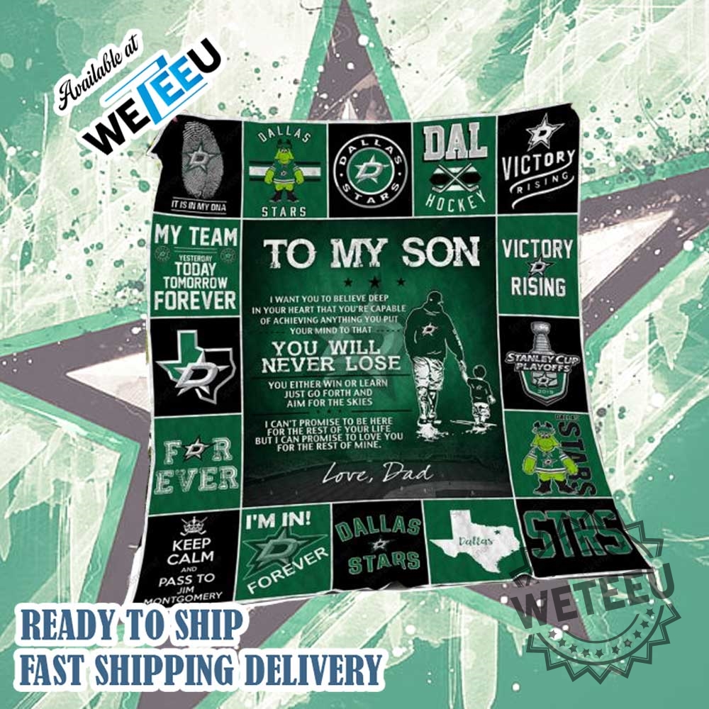 Nhl-Dallas-Stars-To-My-Son-Blanket-Nhl-Hockey-Fleece-Gift-From-Dad-With-Inspirational-Message-weteeu_1