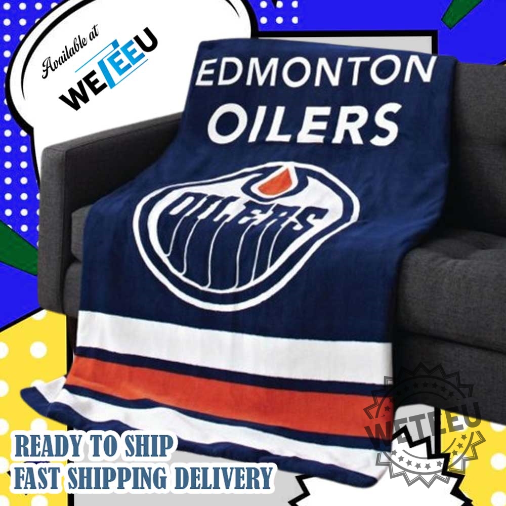 Edmonton Oilers Logo Fleece Blanket Official Nhl Throw For Couch Bed Or Game Day 3 Edmonton Oilers Logo Fleece Blanket – Official NHL Throw for Couch, Bed or Game Day