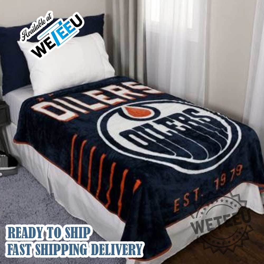 Edmonton Oilers Est. 1979 Fleece Blanket Retro Nhl Logo Throw For Hockey Fans 5 Edmonton Oilers Est. 1979 Fleece Blanket – Retro NHL Logo Throw for Hockey Fans