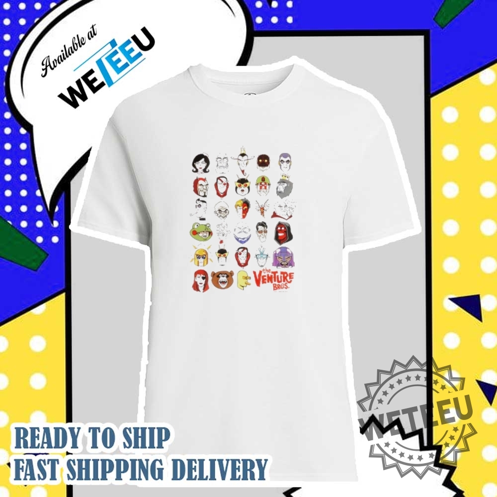 "Top 5 Trendy Graphic Tees: Disney, Shrek, and Star Wars Mashups" 39 The Venture Bros. Antagonists Tshirts