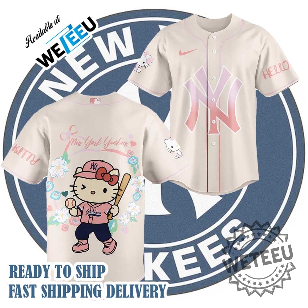 New York Yankees Hello Kitty 2025 Special Limited Jersey