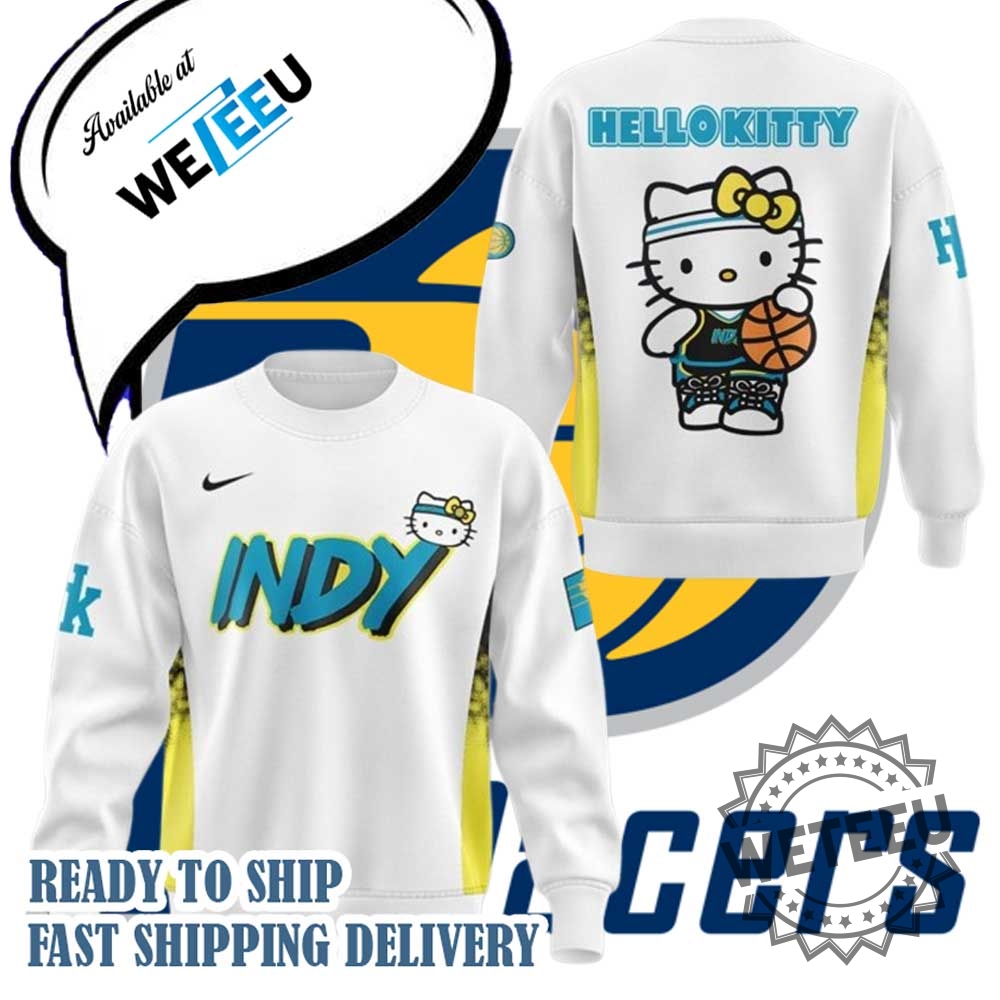 Indiana Pacers X Hello Kitty Night Performance Sweatshirt  Limited Edition Nba Gear