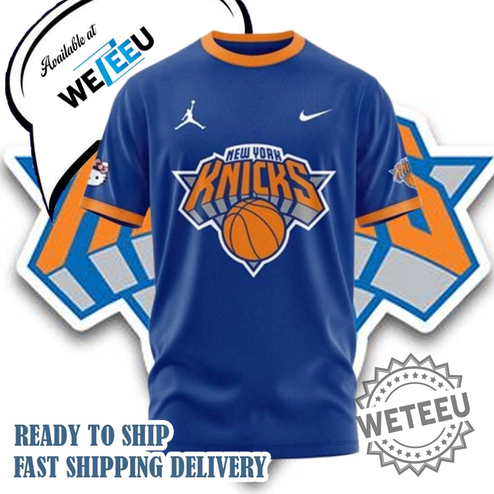 New York Knicks X Hello Kitty Tshirt Cute Nba Fan Shirt For Women Girls 5 New York Knicks x Hello Kitty T-Shirt – Cute NBA Fan Shirt for Women & Girls