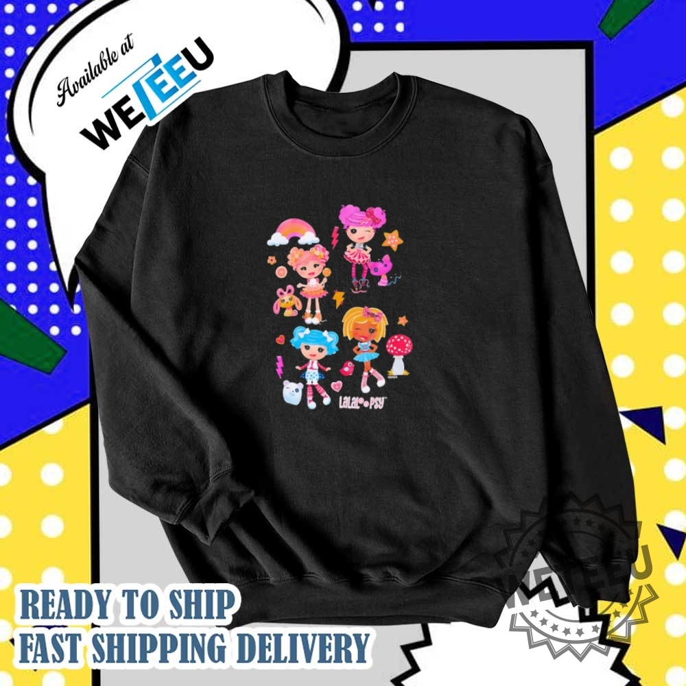 Lalaloopsy Grid Girls Tshirts 5 Lalaloopsy grid girls t-shirts