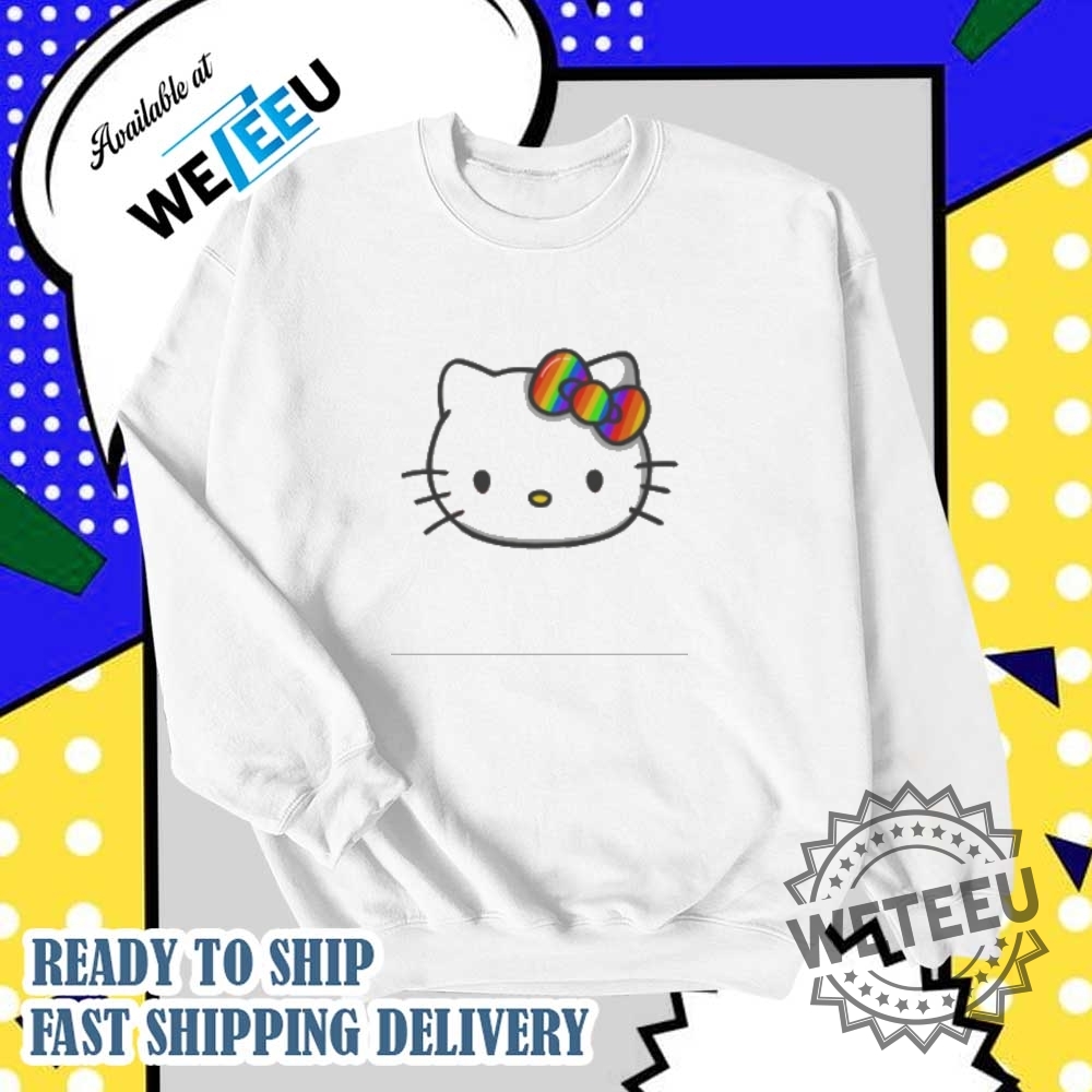 Hello Kitty Rainbow Bow Classic Tshirt 5 Hello kitty rainbow bow Classic T-Shirt
