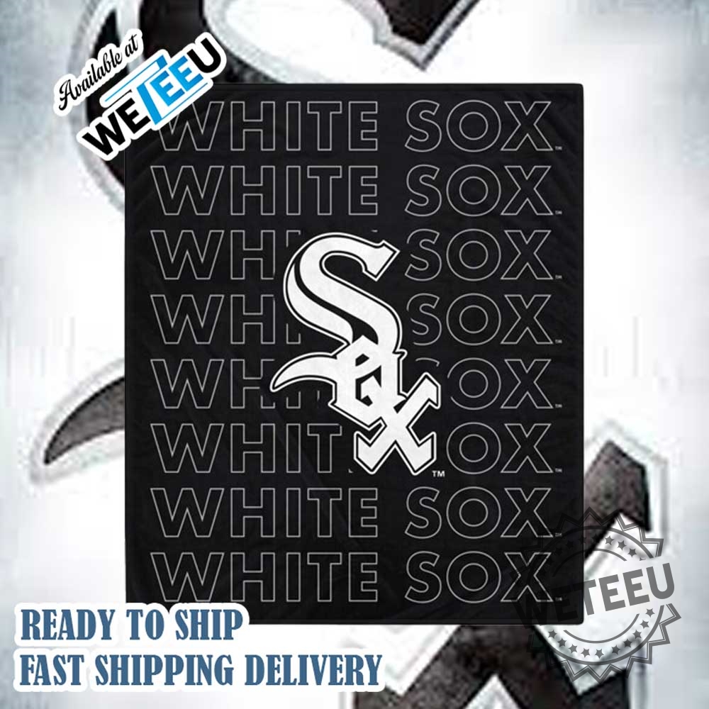 Chicago-White-Sox-Fleece-Blanket-Black-Mlb-Throw-With-Repeating-Team-Logo-Design-weteeu_1