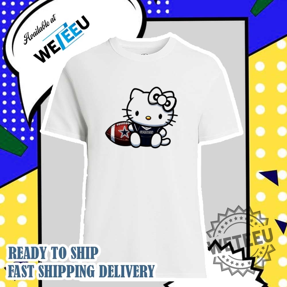 Hello Kitty Dallas Cowboys Nfl Shirt