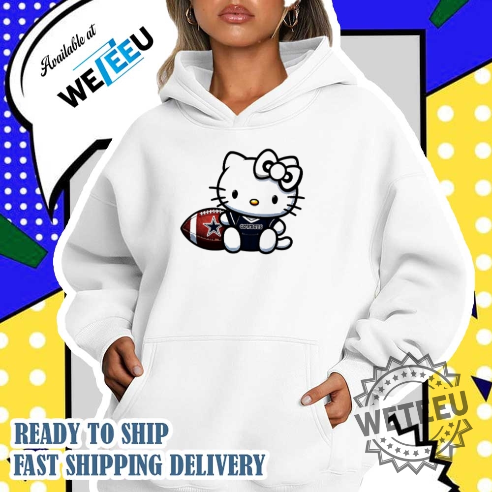 Hello Kitty Dallas Cowboys Nfl Shirt 4 Hello Kitty Dallas Cowboys NFL Shirt