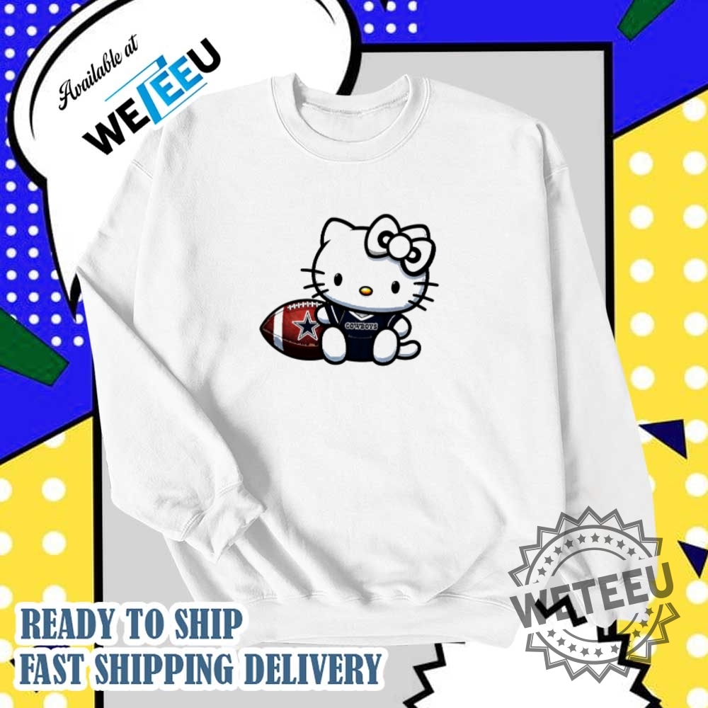Hello Kitty Dallas Cowboys Nfl Shirt 5 Hello Kitty Dallas Cowboys NFL Shirt