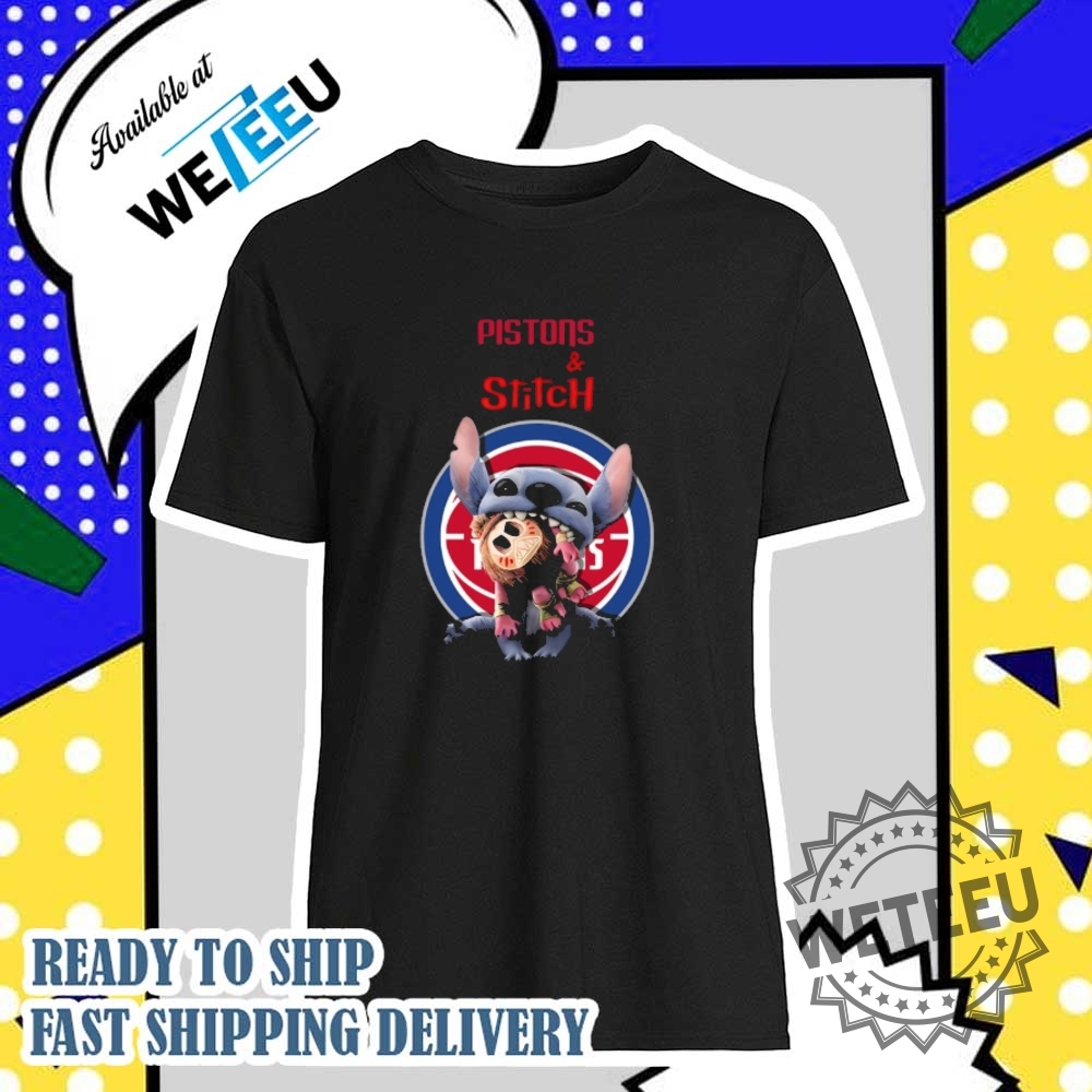 Detroit Pistons Basketball X Stitch Logo Shirt