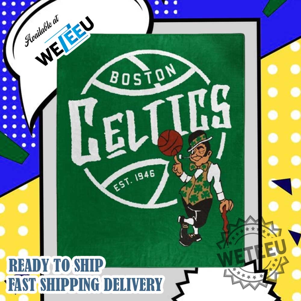 Boston Celtics Team Logo Fleece Blanket Soft Nba Basketball Throw Est. 1946 3 Boston Celtics Team Logo Fleece Blanket – Soft NBA Basketball Throw, Est. 1946
