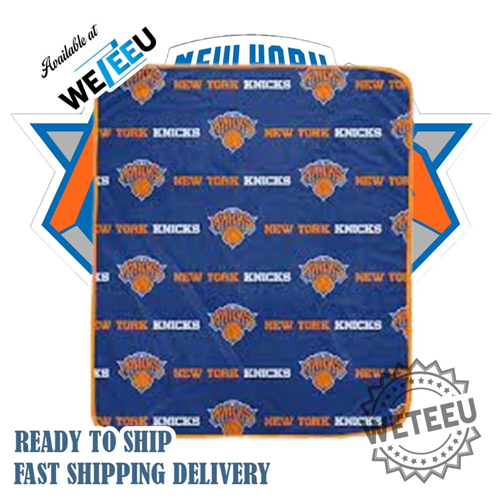 "Cozy NBA Fleece Blankets: Knicks, Celtics, and Disney Designs" 8 New York Knicks Logo Pattern Fleece Blanket Soft Nba Basketball Throw For Fans