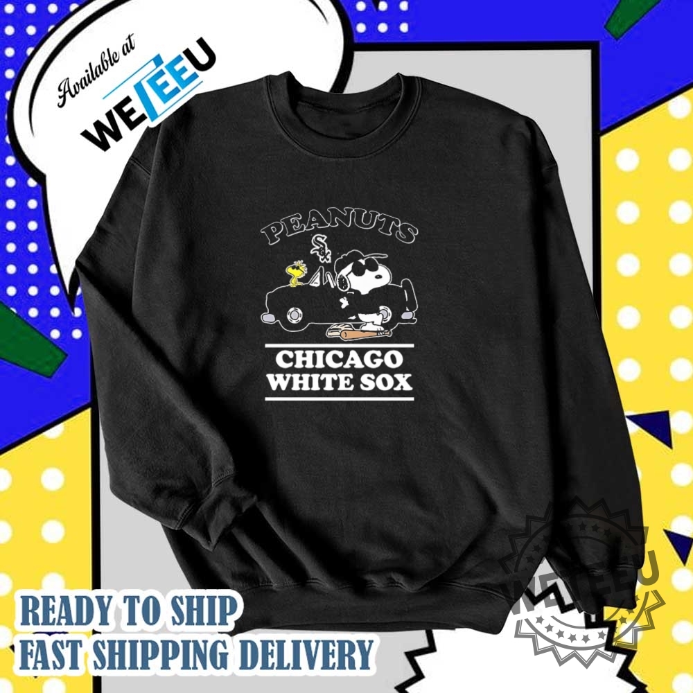 Chicago White Sox X Snoopy Woodstock Car Shirt Peanuts Sports Shirt 5 Chicago White Sox x Snoopy Woodstock Car Shirt – Peanuts Sports Shirt