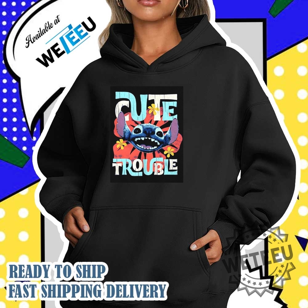 Lilo And Stitch Cute Trouble Shirt 4 Lilo and Stitch cute trouble shirt