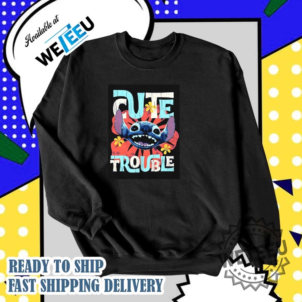 Lilo And Stitch Cute Trouble Shirt 5 Lilo and Stitch cute trouble shirt