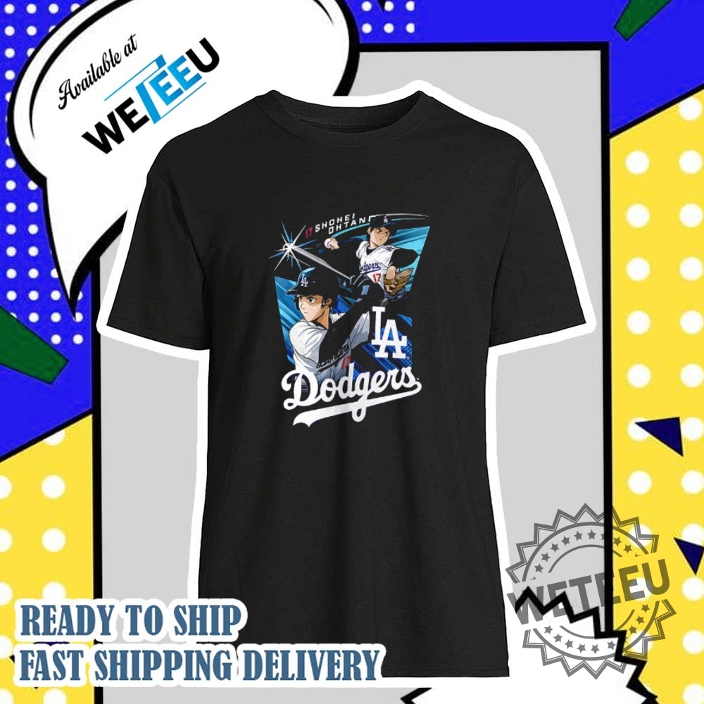 Shohei Ohtani Los Angeles Dodgers Anime Player Shirt