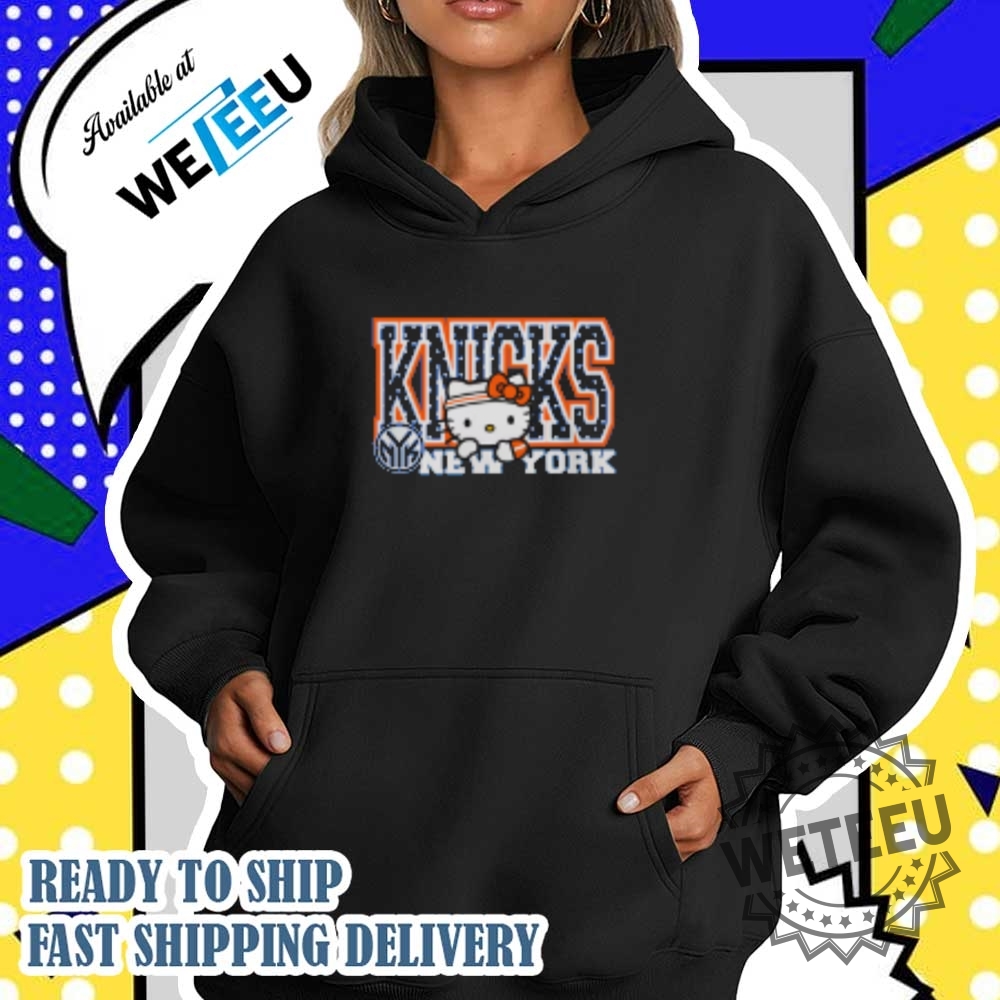 New York Knicks Youth Girls Hello Kitty Tshirt 4 New York Knicks Youth Girls Hello Kitty T-Shirt