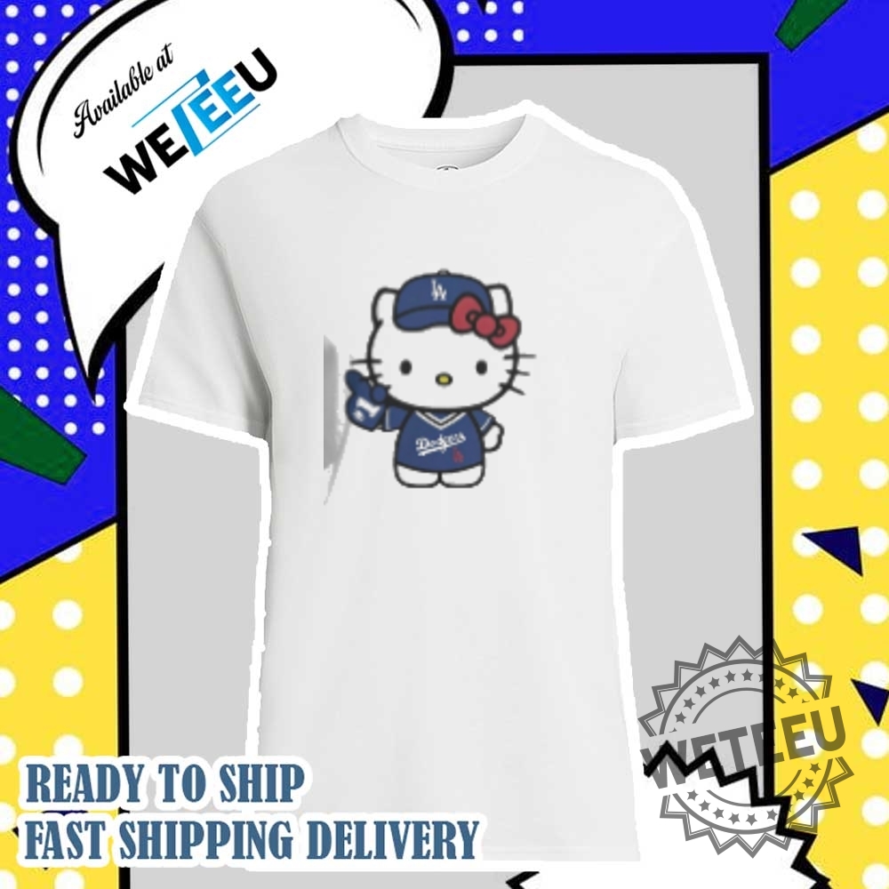Hello Kitty Dodgers Tshirt