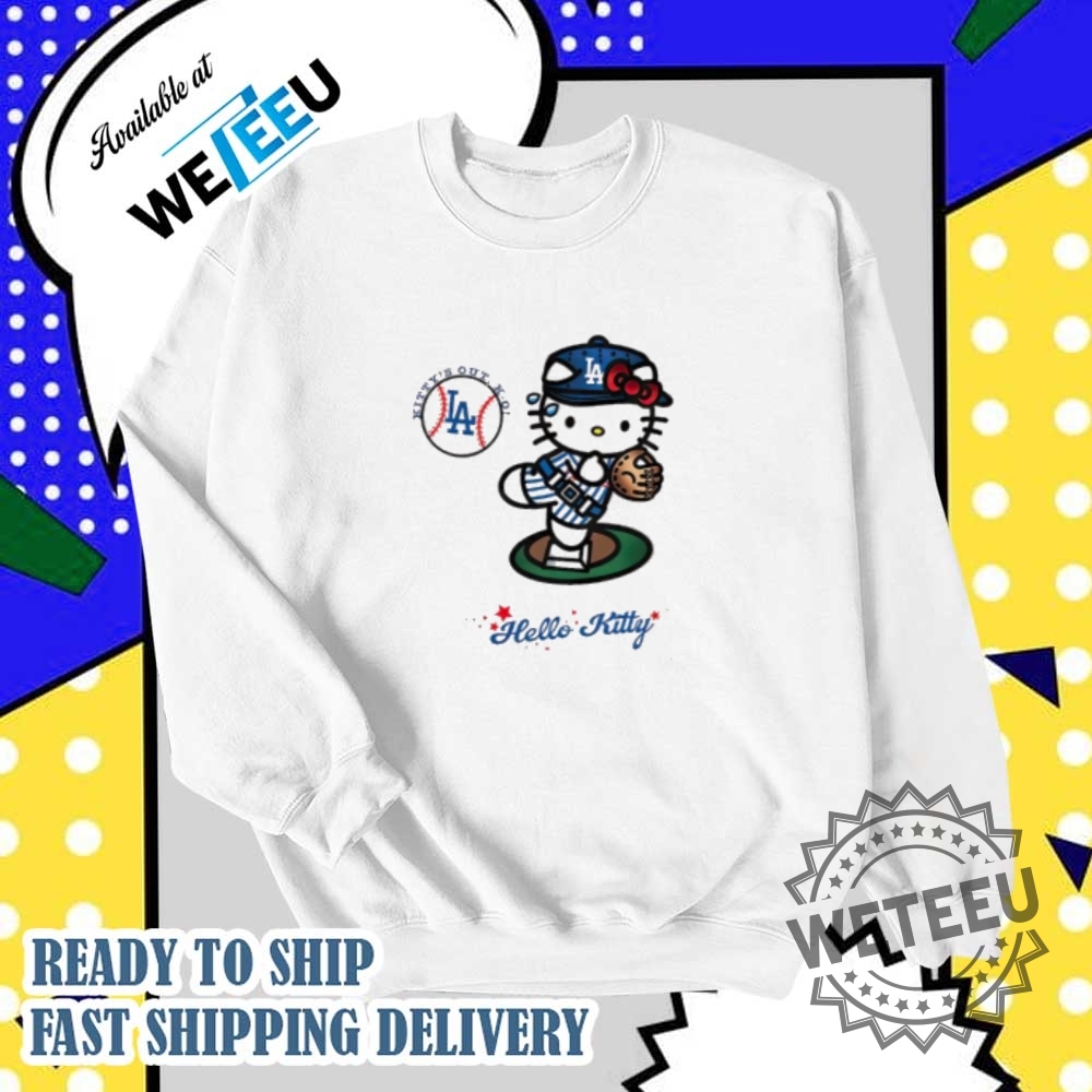 Hello Kitty Los Angeles Dodgers Kittys Out Ko Shirt 5 Hello Kitty Los Angeles Dodgers Kittys Out Ko Shirt weteeu 3
