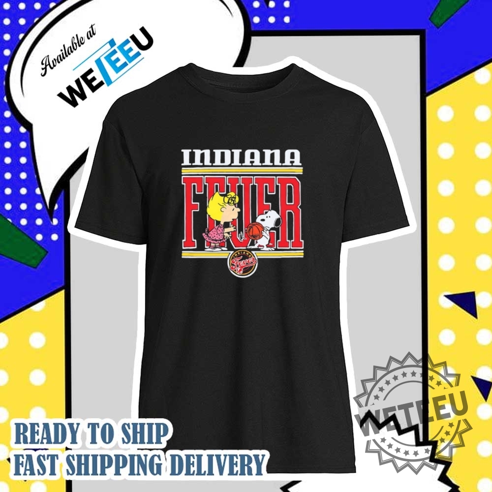 Peanuts Sally X Wnba Indiana Fever Shirt