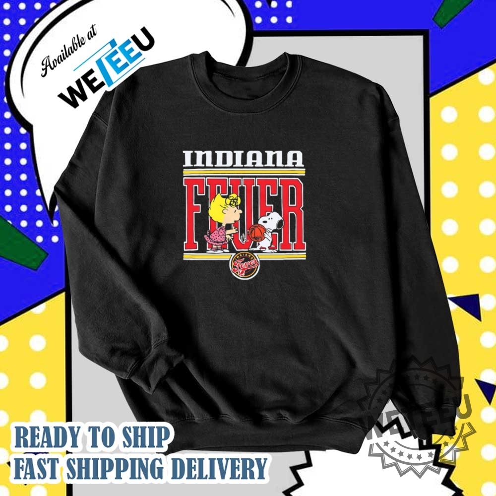 Peanuts Sally X Wnba Indiana Fever Shirt 5 Peanuts Sally X WNBA Indiana Fever shirt
