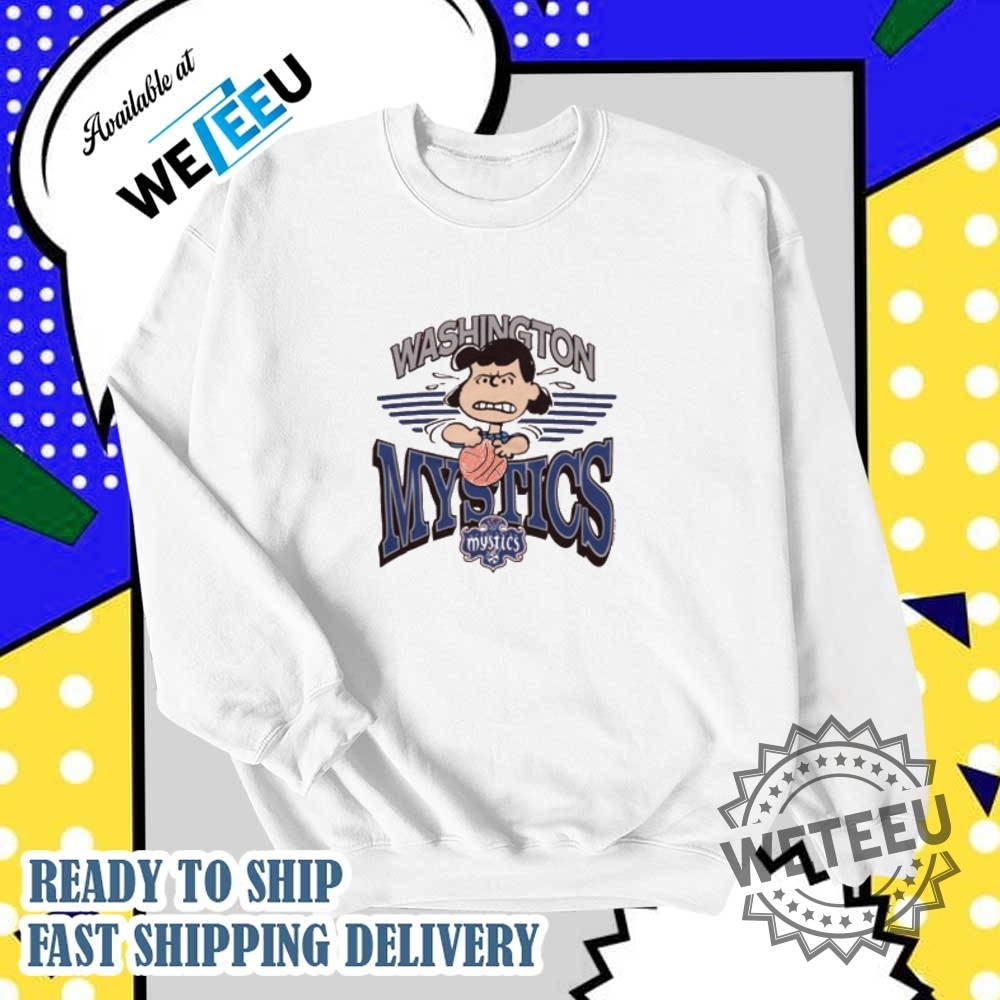 Peanuts Lucy X Washington Mystics Shirt 5 Peanuts Lucy x Washington Mystics Shirt