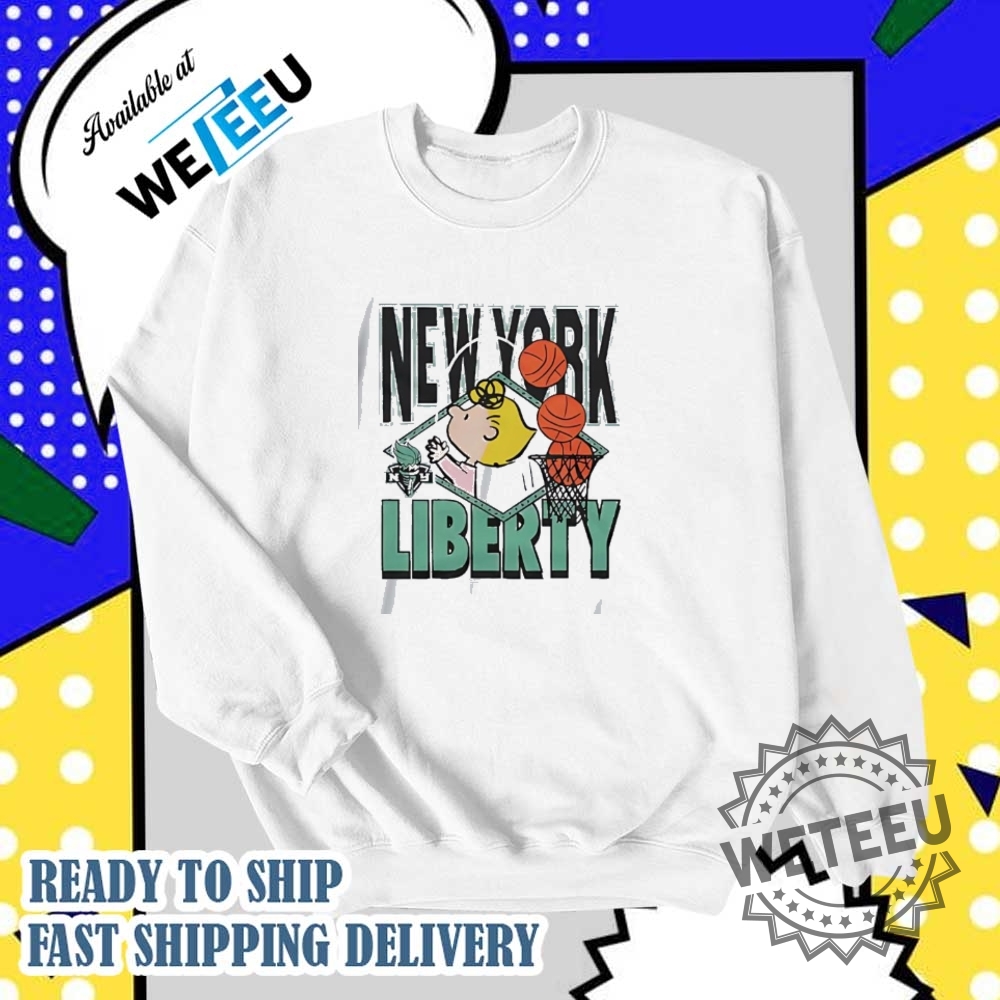 Peanuts Sally Playing New York Liberty Shirt 5 Peanuts Sally playing New York Liberty shirt
