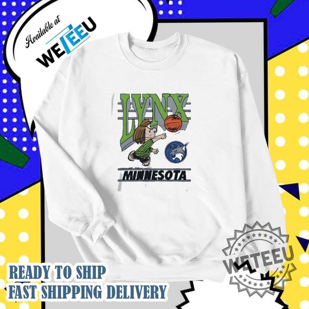 Peanuts Peppermint Patty Playing Minnesota Lynx Shirt 5 Peanuts Peppermint Patty playing Minnesota Lynx shirt