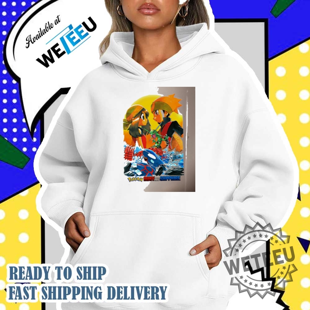 Ruby And Sapphire Pokemon Shirt 4 Ruby and Sapphire Pokemon shirt