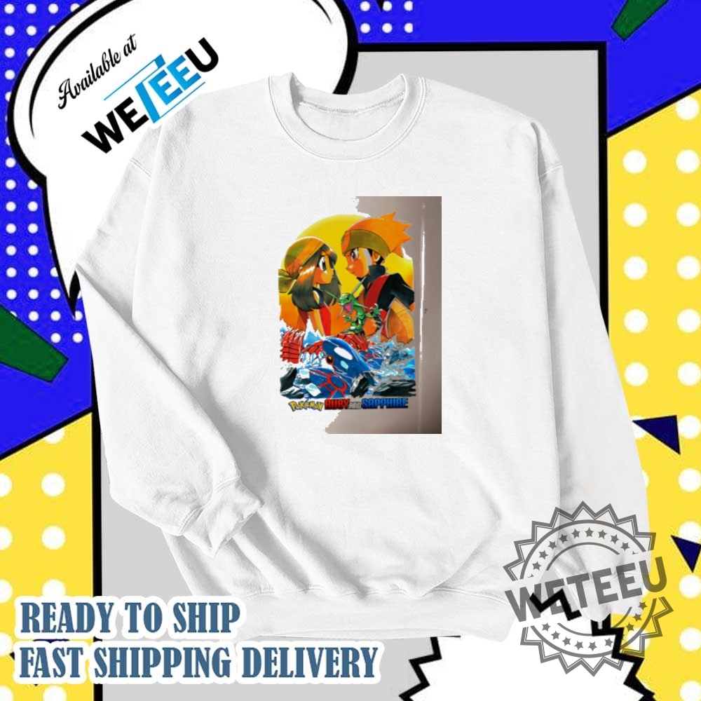 Ruby And Sapphire Pokemon Shirt 5 Ruby and Sapphire Pokemon shirt