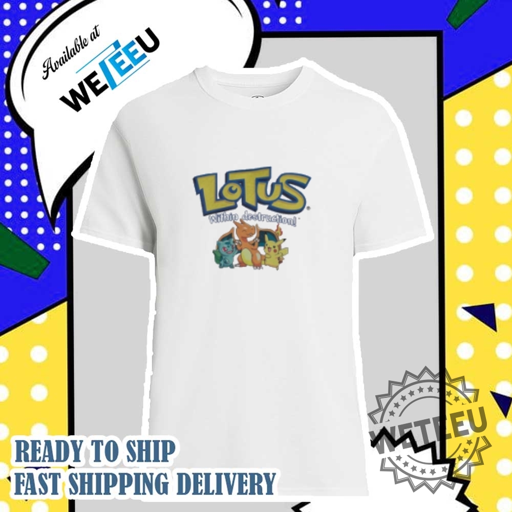 "Shop Unique Peanuts x WNBA T-Shirts for Every Basketball Fan" 33 Within Destruction X Pokemon Lotus Tshirts