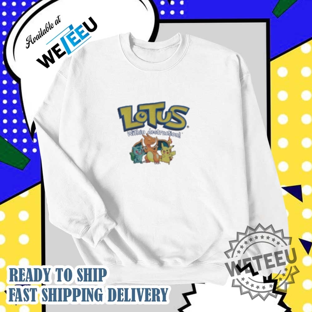 Within Destruction X Pokemon Lotus Tshirts 5 Within Destruction X Pokemon Lotus T-shirts