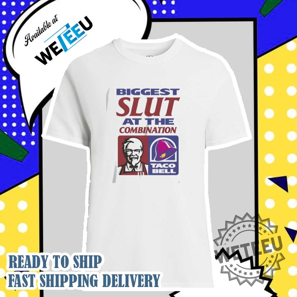 "Shop Unique Peanuts x WNBA T-Shirts for Every Basketball Fan" 38 Biggest Slut At The Combination Mcdonalds Taco Bell Shirt