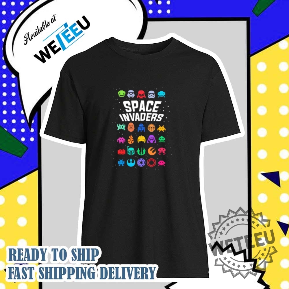 "Top 5 Unique Graphic Tees for Every Pop Culture Enthusiast" 8 Star Wars Space Invaders Shirt