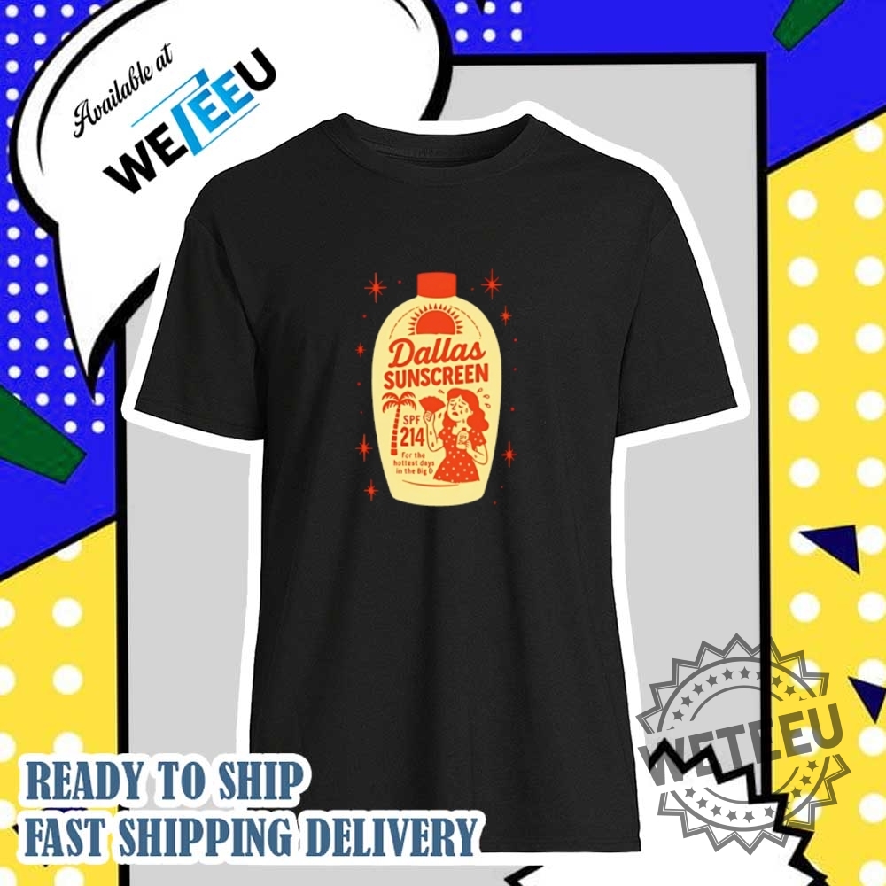 "Top 5 Unique Graphic Tees for Every Pop Culture Enthusiast" 10 Dallas Sunscreen Shirt