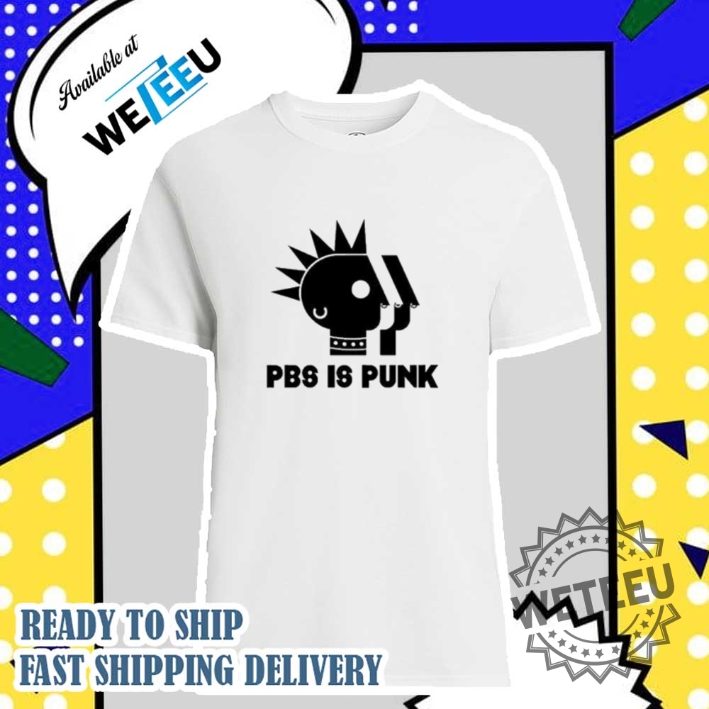 "Top 5 Unique Graphic Tees for Every Pop Culture Enthusiast" 16 Two Crow Collective Pbs Is Punk Shirt