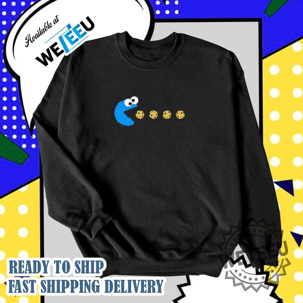 Pacman X Cookie Monster Shirt 5 Pac-Man X Cookie Monster shirt