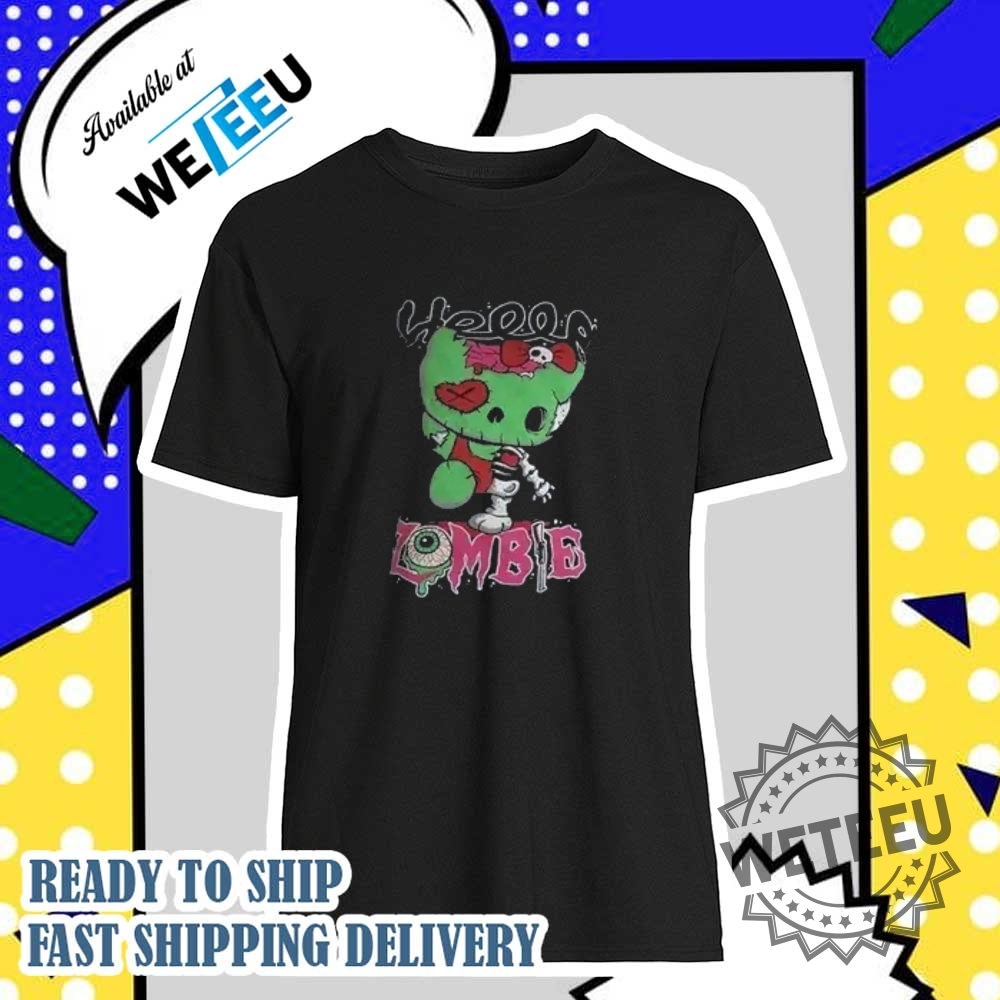 "Top 5 Unique Graphic Tees for Every Pop Culture Enthusiast" 18 Hello Zombie Parody Tshirt Cute Horror Cartoon Graphic Tee For Fans Of Spooky Style