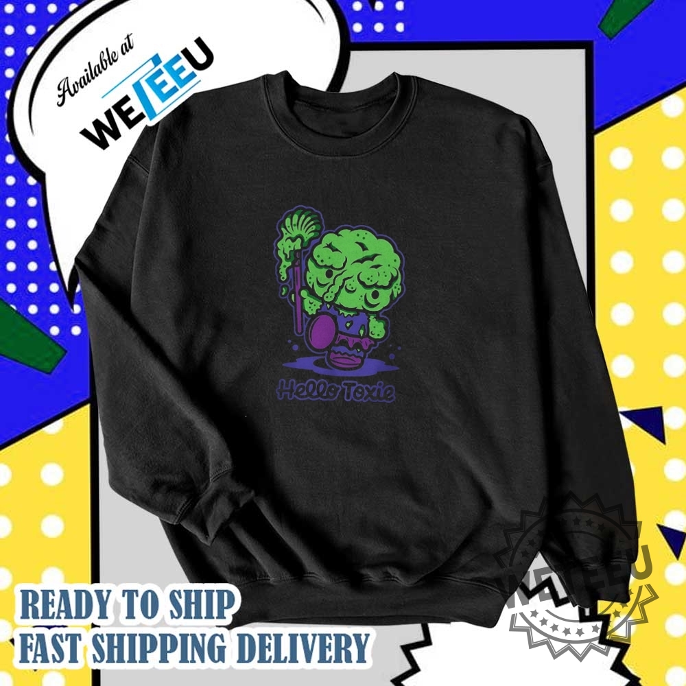 The Toxic Avenger X Hello Kitty Hello Toxie Shirt 5 The Toxic Avenger X Hello Kitty Hello Toxie shirt