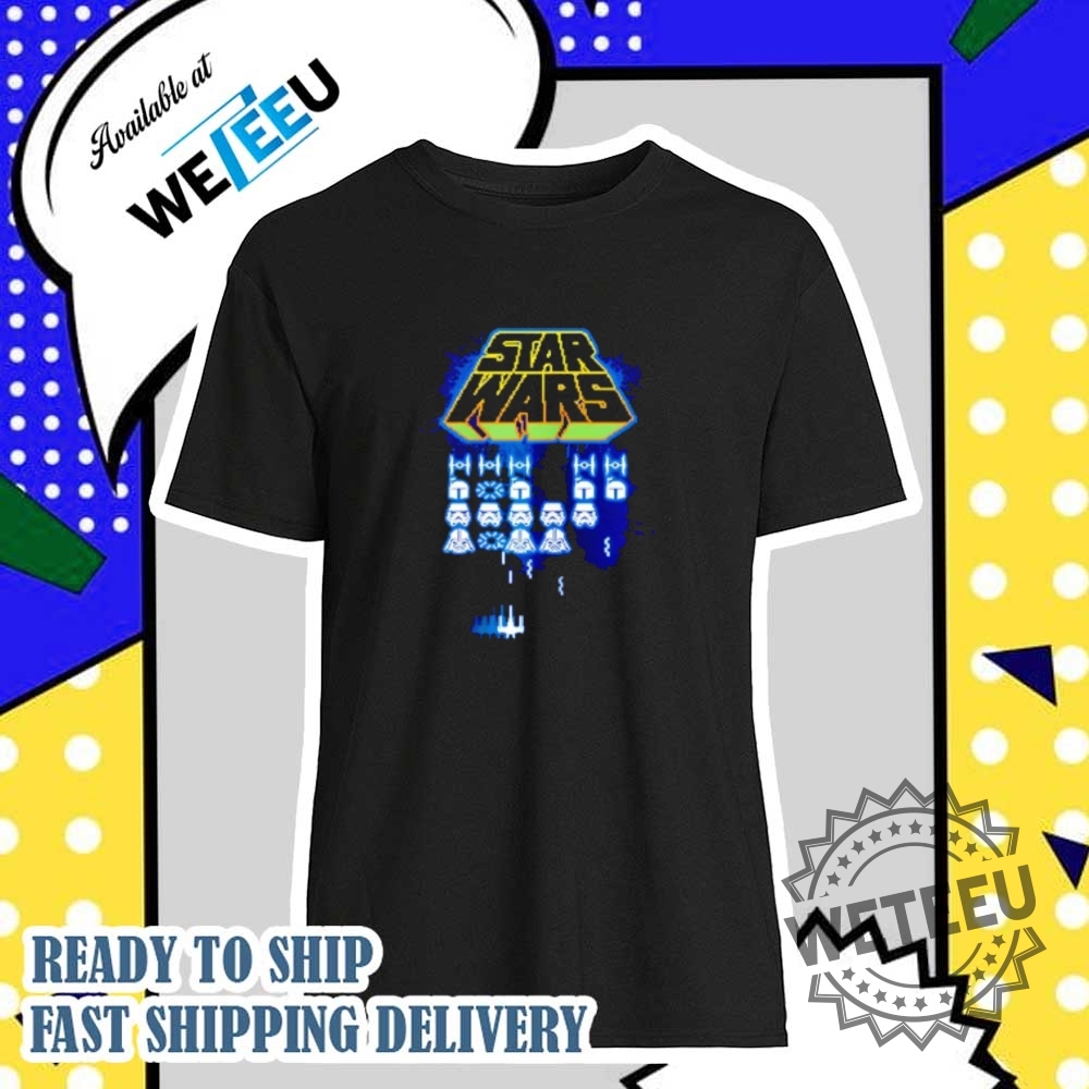 "Top 5 Unique Graphic Tees for Every Pop Culture Enthusiast" 28 Star Wars Xwing Space Invaders Shirt