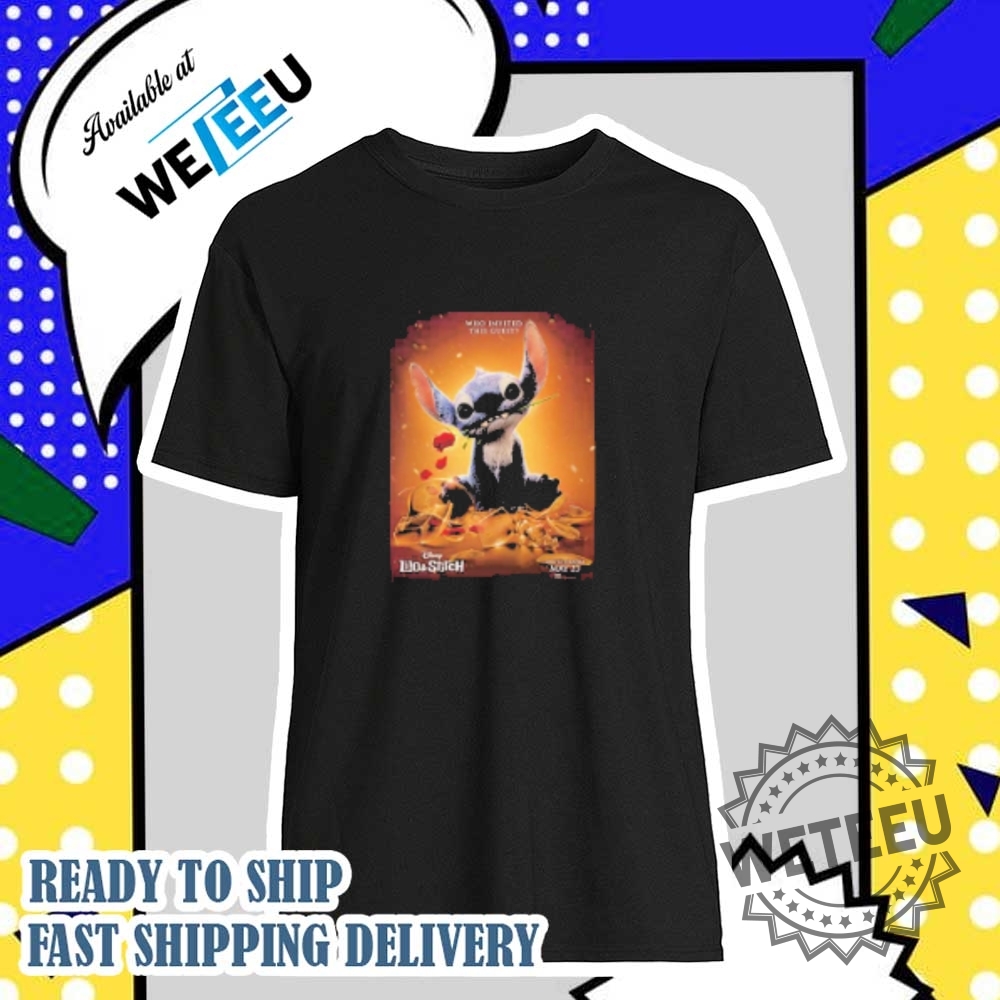 "Top 5 Unique Graphic Tees for Every Pop Culture Enthusiast" 29 Lilo Stitch Movie Film 2025 Disney Who This Guest In Theaters May 23Rd Tshirts