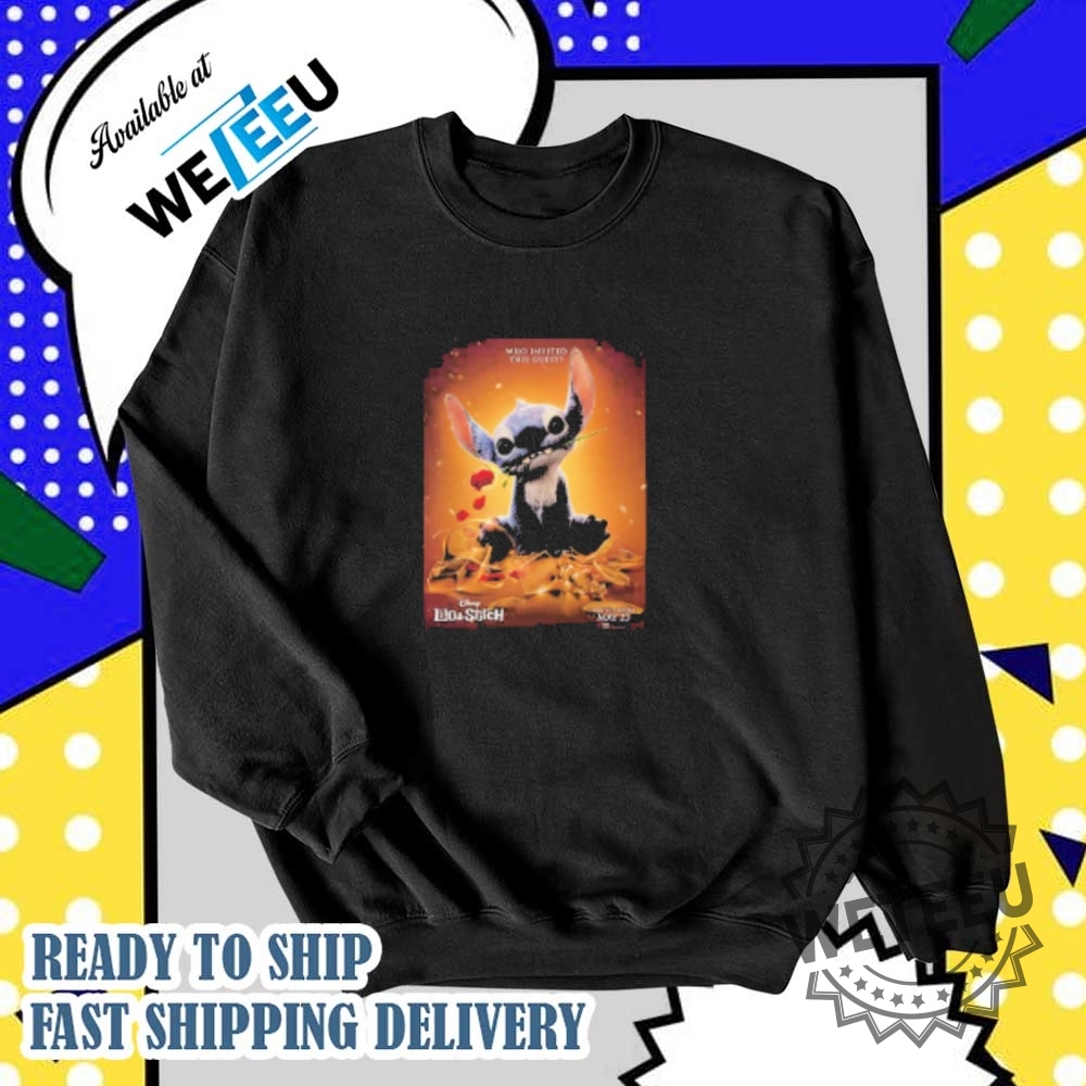 Lilo Stitch Movie Film 2025 Disney Who This Guest In Theaters May 23Rd Tshirts 5 Lilo & Stitch Movie Film 2025 Disney Who This Guest In Theaters May 23rd T-Shirts