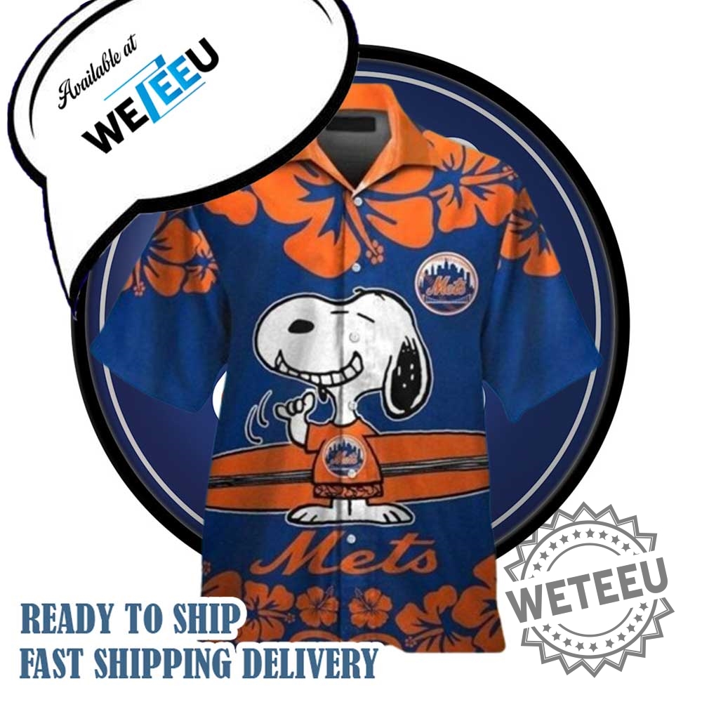 Mlb Mets Snoopy Surfboard Hawaiian Shirt 3 MLB Mets Snoopy Surfboard Hawaiian Shirt