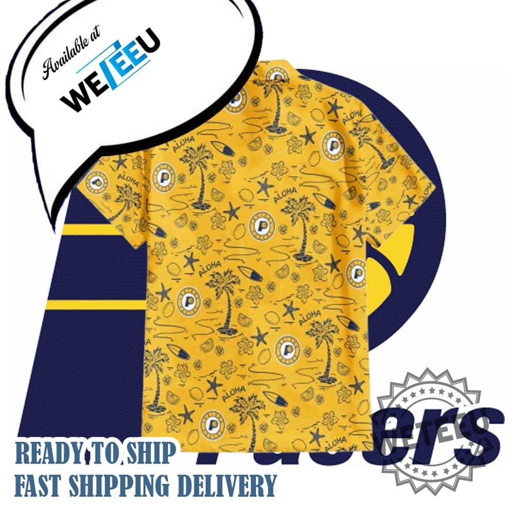 Indiana Pacers Logo Collage Shirt Vibrant Allover Print Nba Hawaiian Shirt 6 Indiana Pacers Logo Collage Shirt – Vibrant All-Over Print NBA Hawaiian Shirt