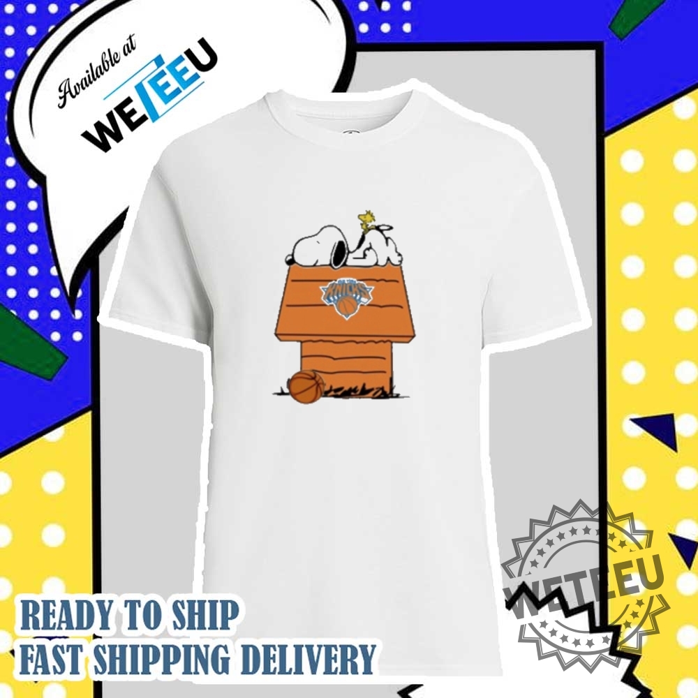 New York Knicks Nba Basketball Snoopy Woodstock House Shirt