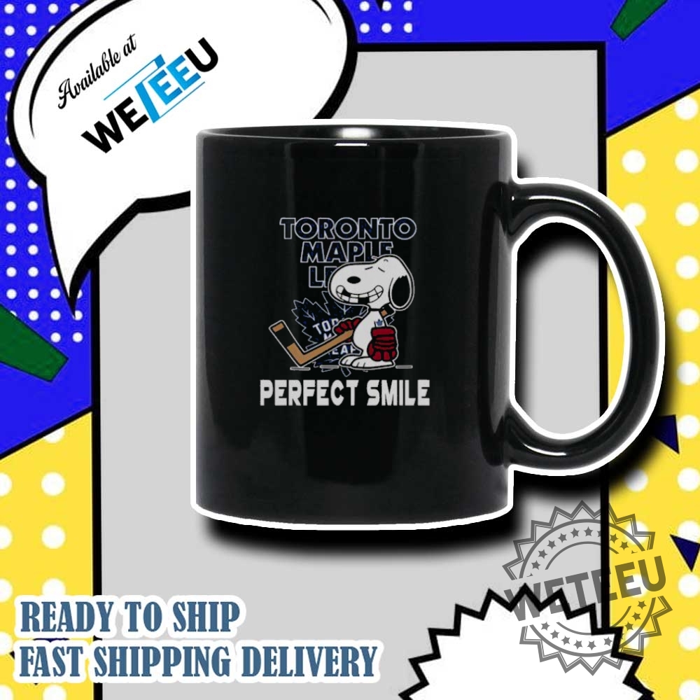 Nice Nhl Toronto Maple Leafs Snoopy Perfect Smile The Peanuts Movie Hockey Tshirt 7 Nice NHL Toronto Maple Leafs Snoopy Perfect Smile The Peanuts Movie Hockey T-Shirt