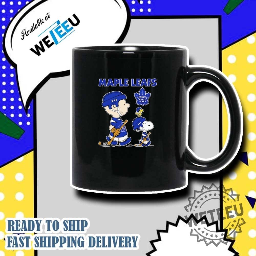 Toronto Maple Leafs X Peanuts Snoopy And Charlie Brown Crossing Shirt 7 Toronto Maple Leafs X Peanuts Snoopy and Charlie Brown crossing shirt