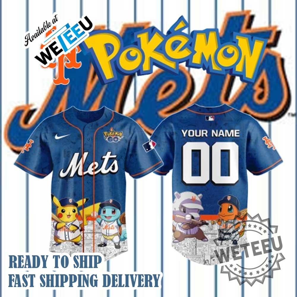 New York Mets Pokémon Go Jersey Baseball Trainer Shirt For Pokémon Fans 3 New York Mets Pokémon GO Jersey – Baseball Trainer Shirt for Pokémon Fans